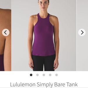 Lululemon Simply Bare tank